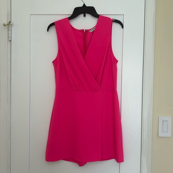 Amanda Uprichard Hot Pink Romper - Picture 1 of 4